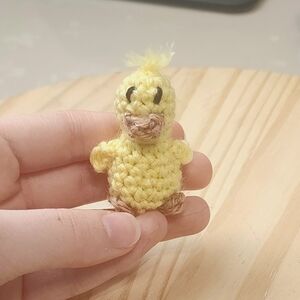 Handmade Yellow Duck Plush Toy